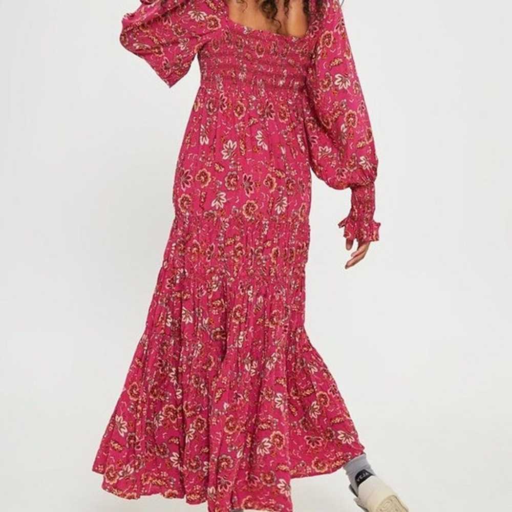 NWOT Free People Sweet Escape Maxi Dress Pink Com… - image 7