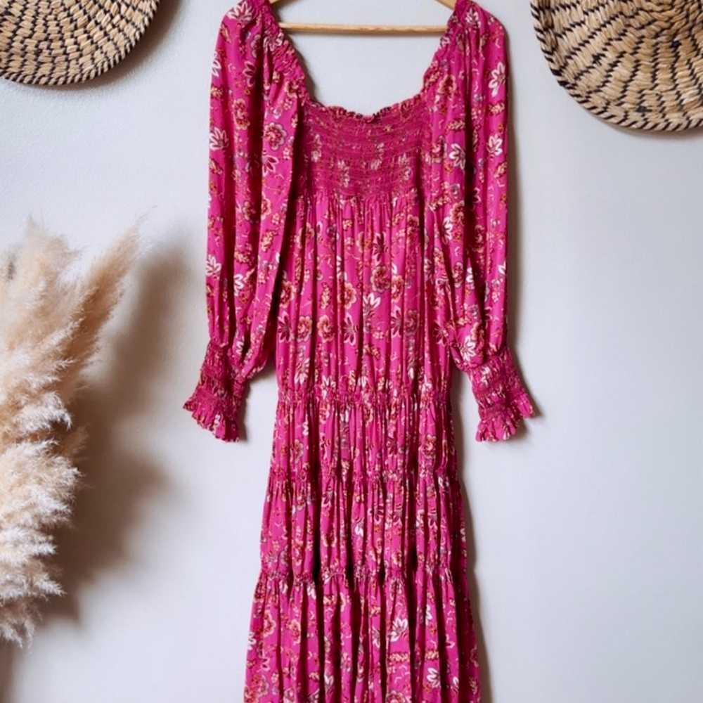 NWOT Free People Sweet Escape Maxi Dress Pink Com… - image 9