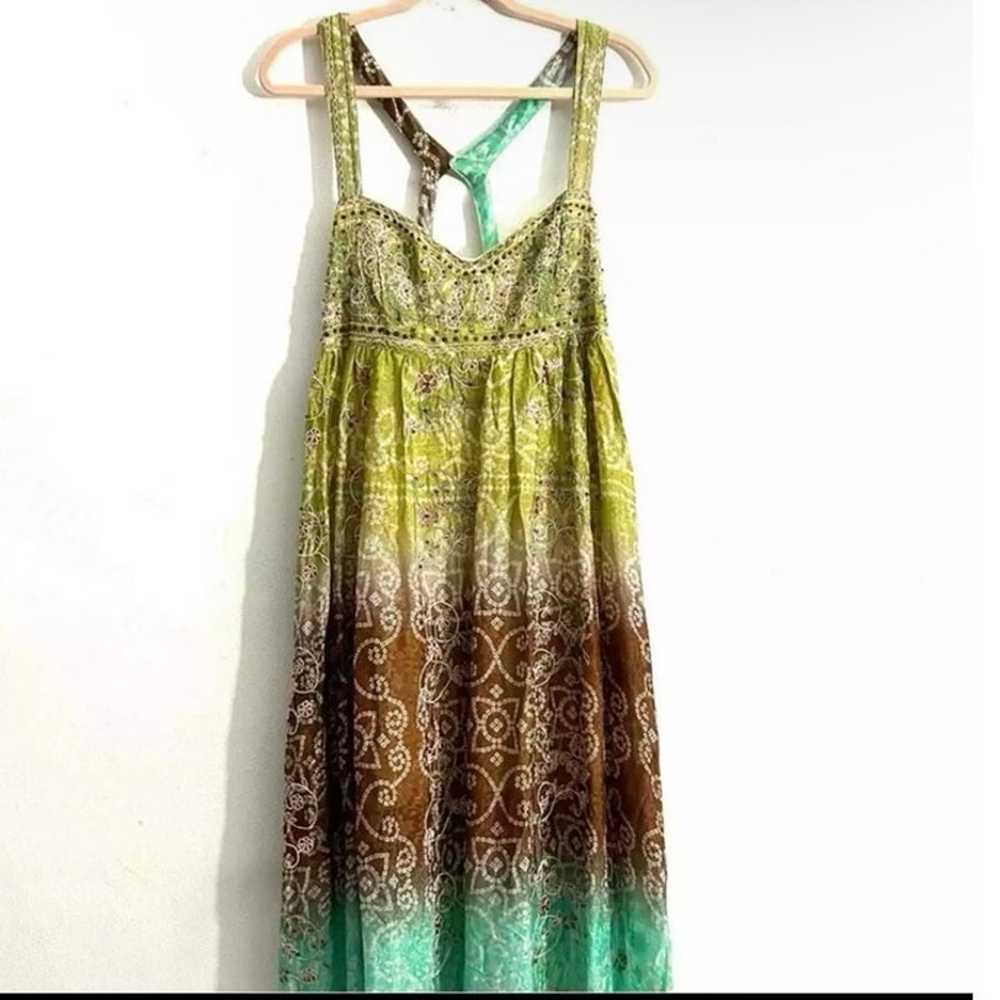 Nwot Into The Nights Maxi Dress sz m - image 6