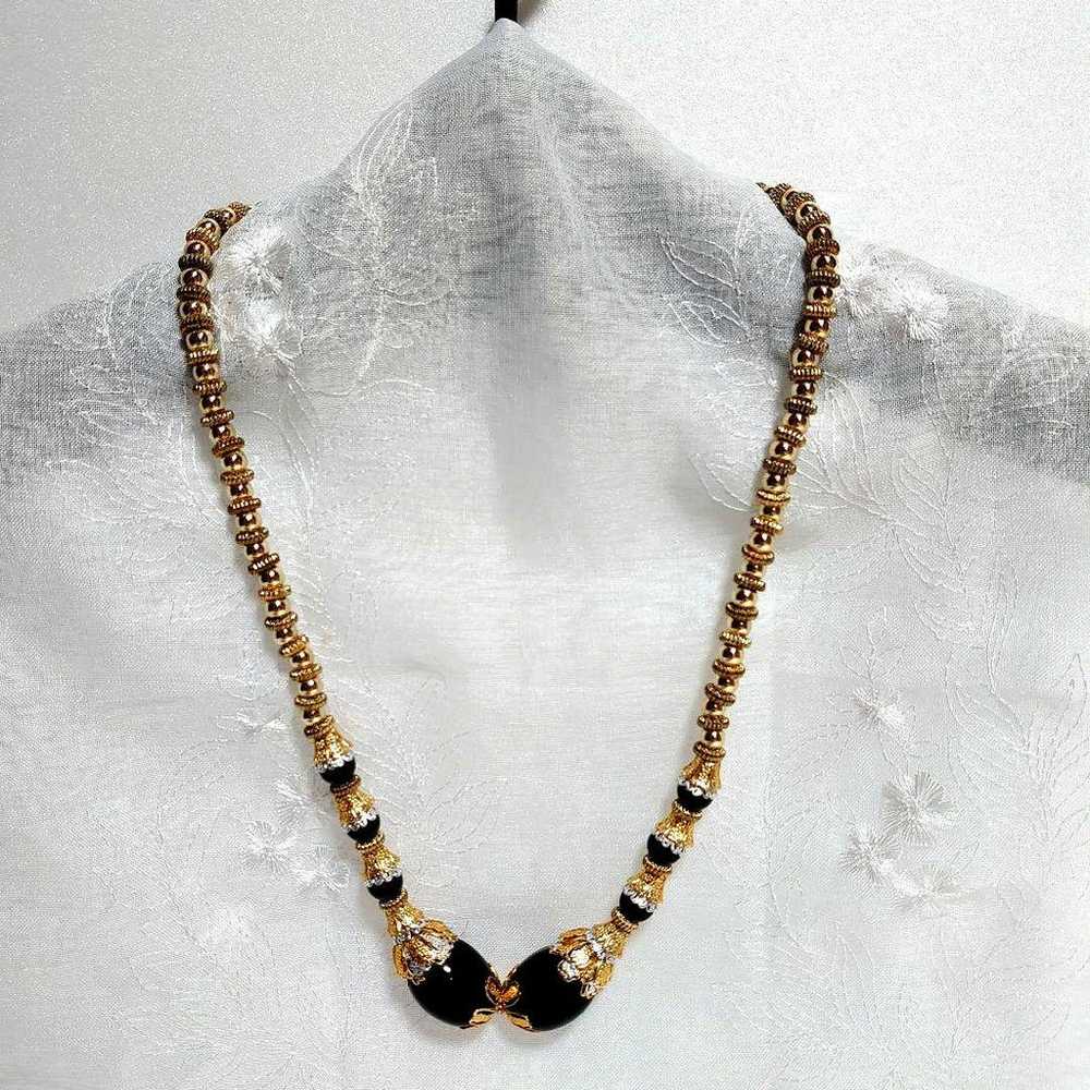 Vintage necklace in the style of Okinawa, antique… - image 2