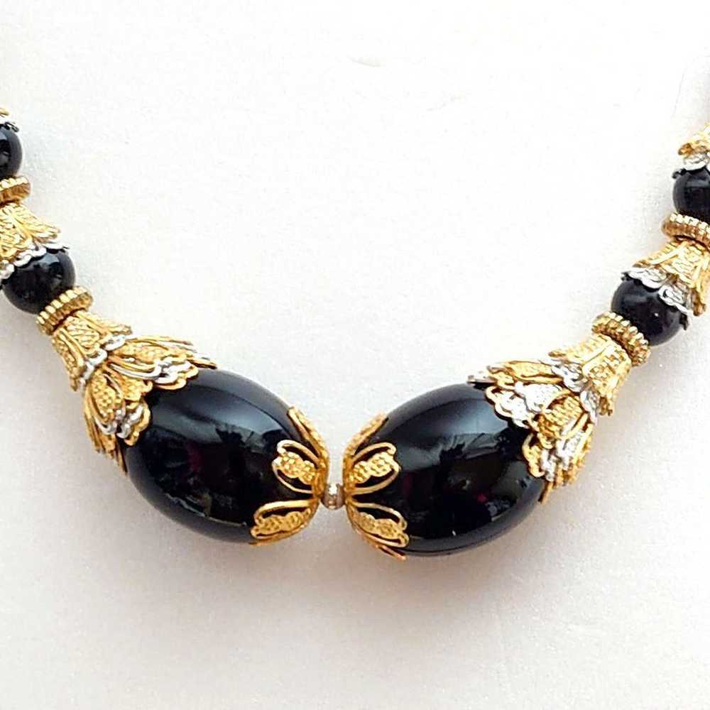 Vintage necklace in the style of Okinawa, antique… - image 3