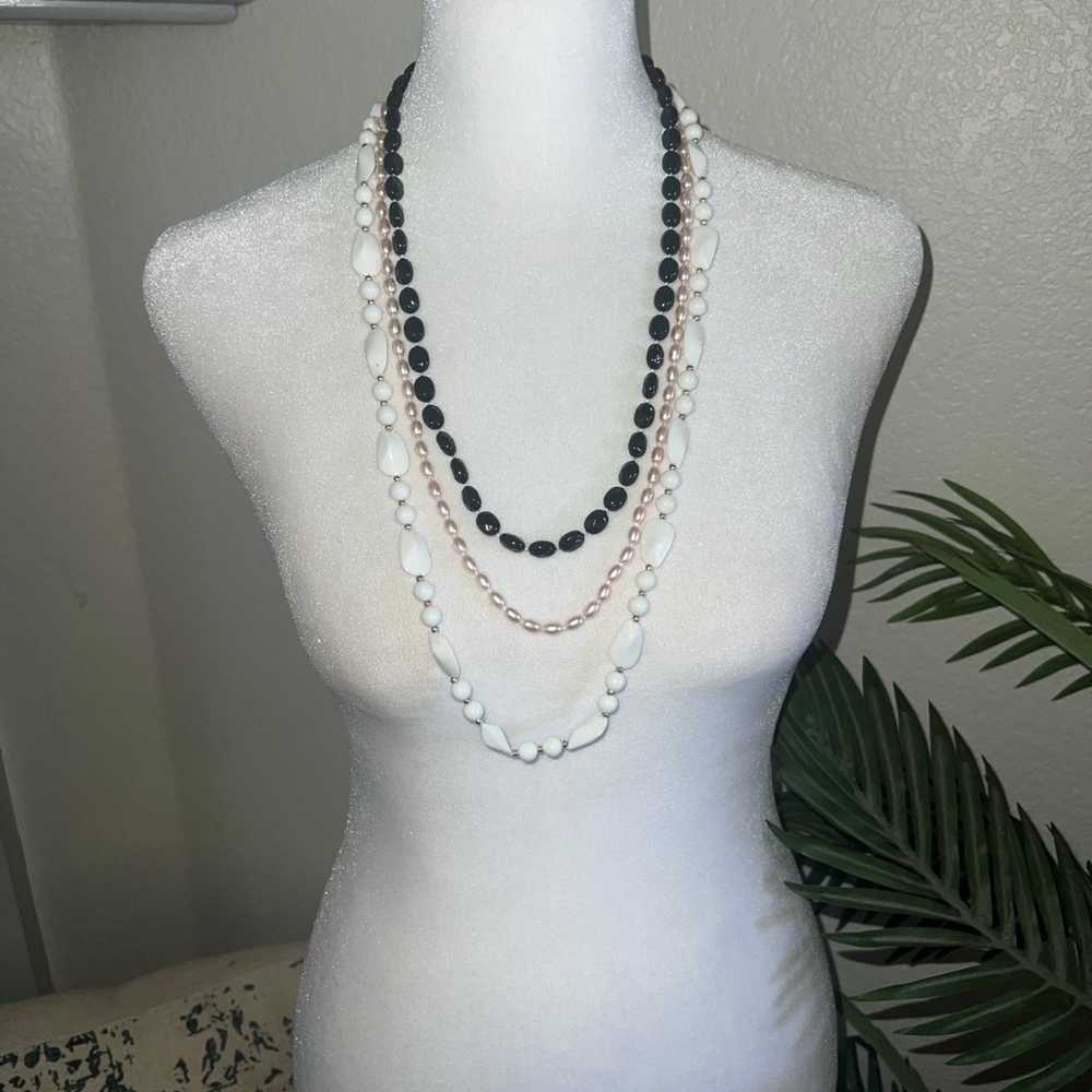 Vintage Beaded Necklace Bundle - image 2