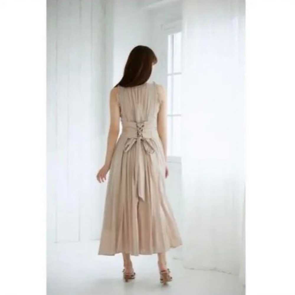 herlipto Back Lace-Up Cotton Long Dress - image 4