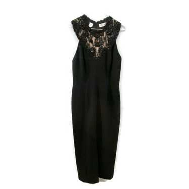 Vintage Bill Blass Evening Beaded Lace Midi Gown … - image 1