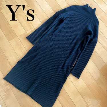 Y's Yohji Yamamoto high-neck knit wool-blend dress - image 1