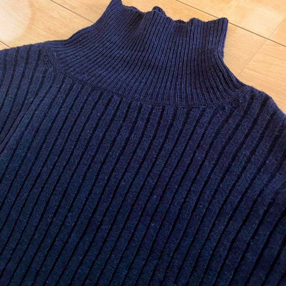 Y's Yohji Yamamoto high-neck knit wool-blend dress - image 3