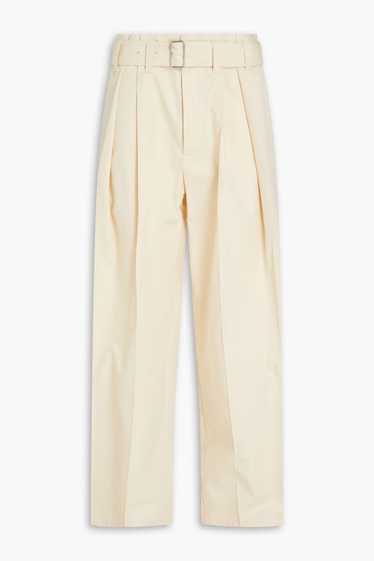 Jil Sander o1y1124 Belted Cotton-Blend Twill Pant 