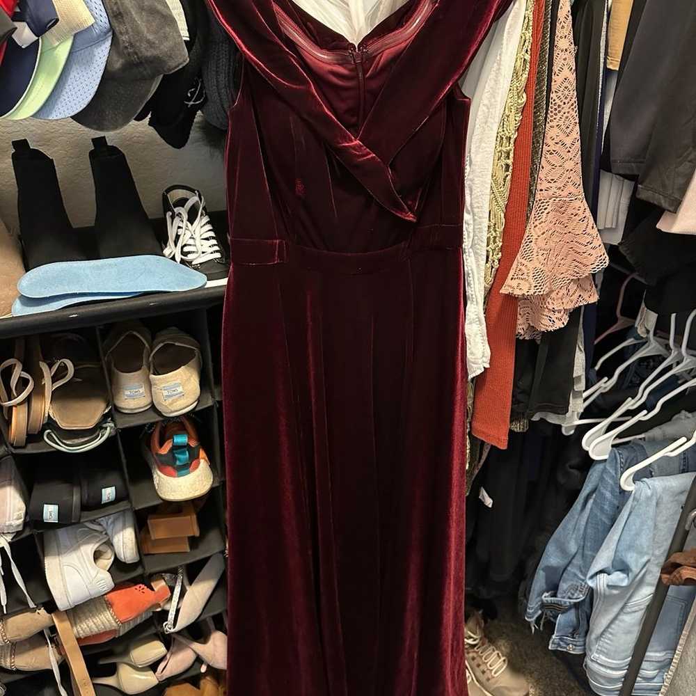 Maroon Dress - image 3