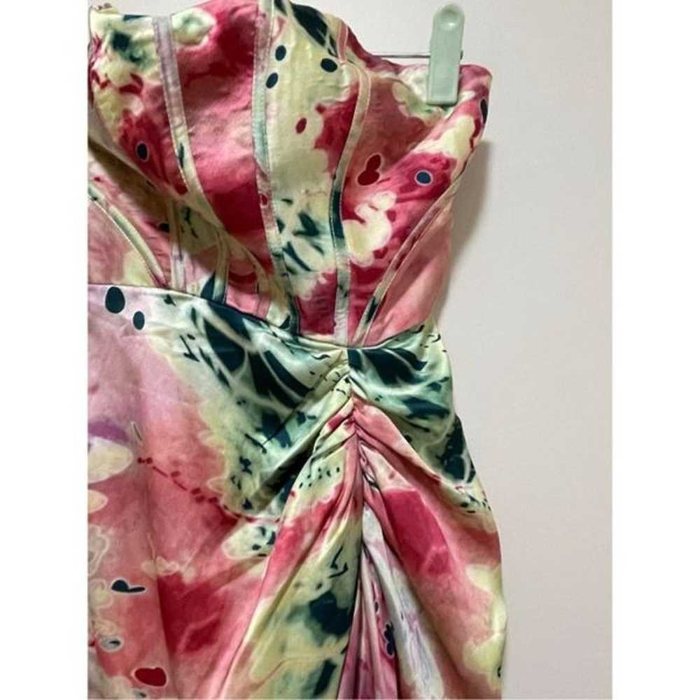 Let Me Be Floral Corset Maxi Dress Size L - image 7