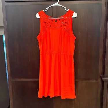 Orange Dress Size Large