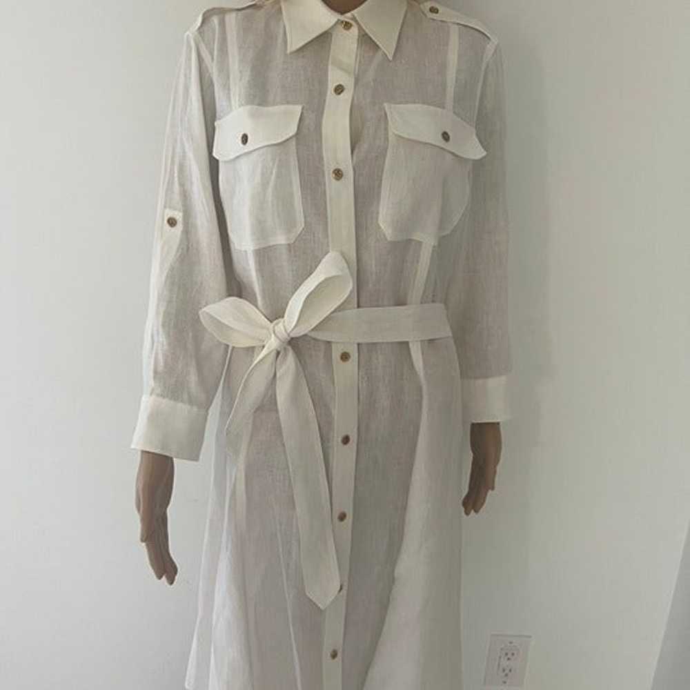 Lauren By Ralph Lauren Belted Twill Shirtdress - image 3