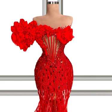 Red prom dress