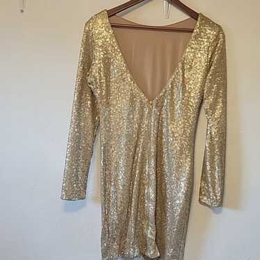 Gold sequin Dress