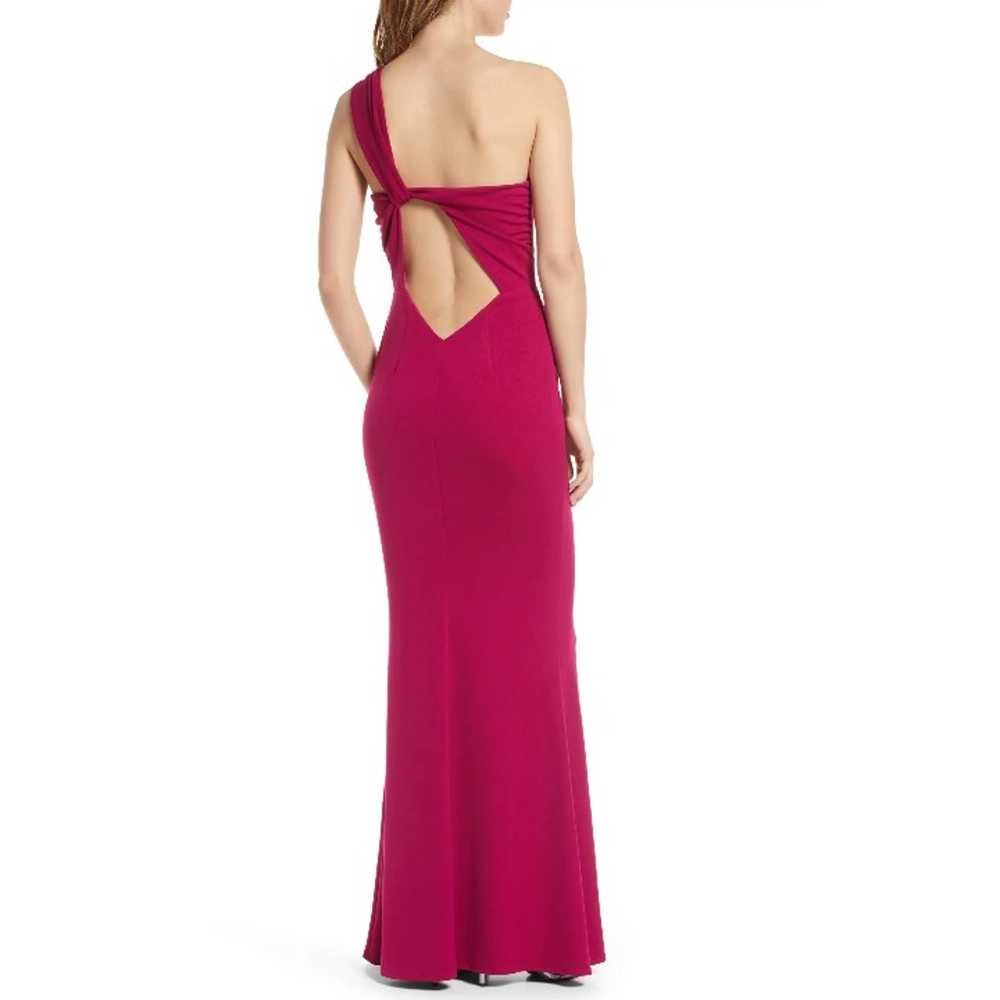 Katie May Edgy Cutout One Shoulder Gown, L - image 10