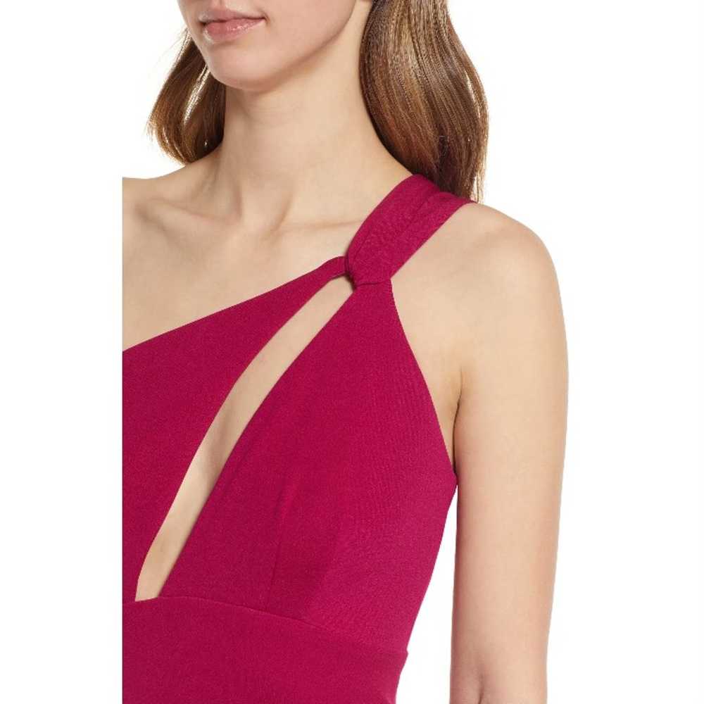 Katie May Edgy Cutout One Shoulder Gown, L - image 2