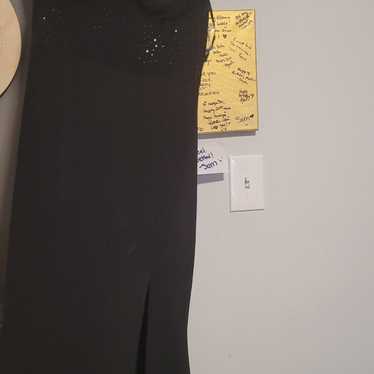 Black Floor Length Dress - image 1