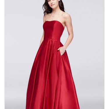 red prom dress