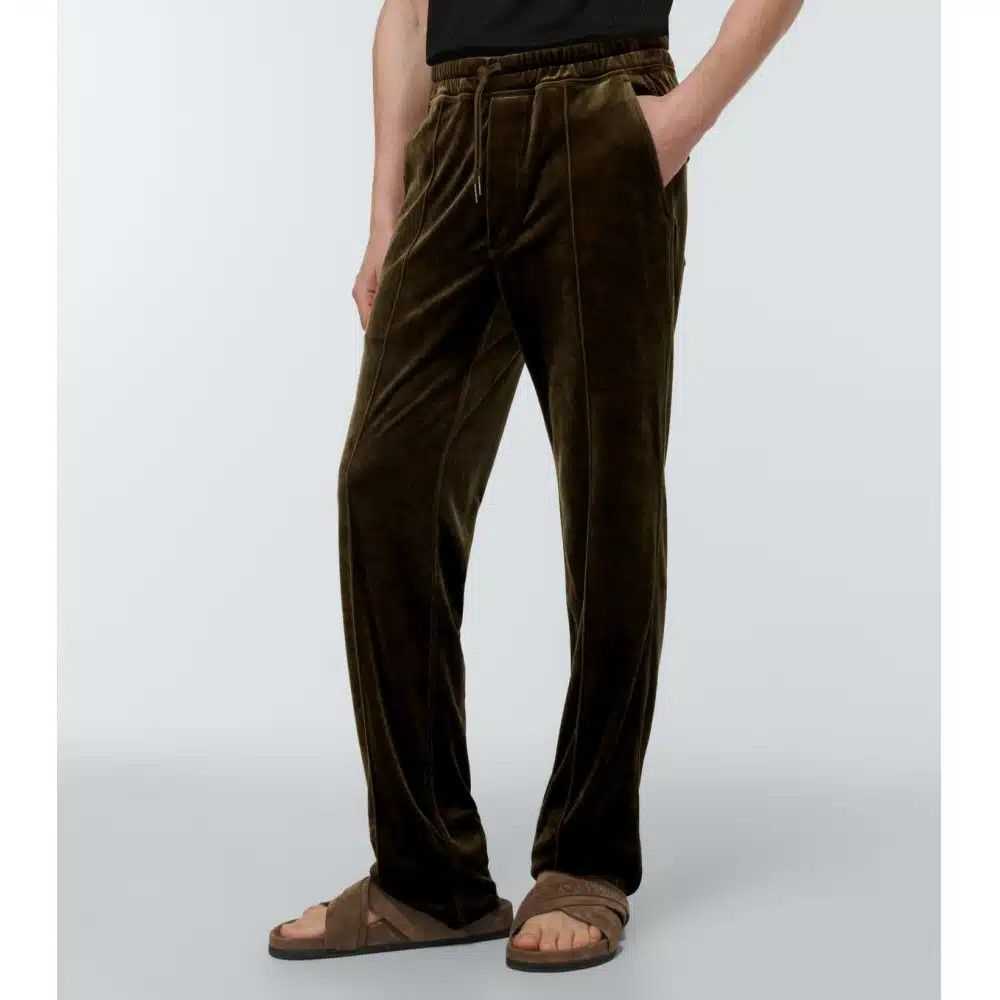 Tom Ford o1loc1c1124 JAL004 Velvet Sweatpants & J… - image 3