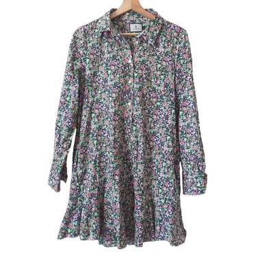 Tuckernuck Shirt Dress Womens Large Cotton Floral… - image 1