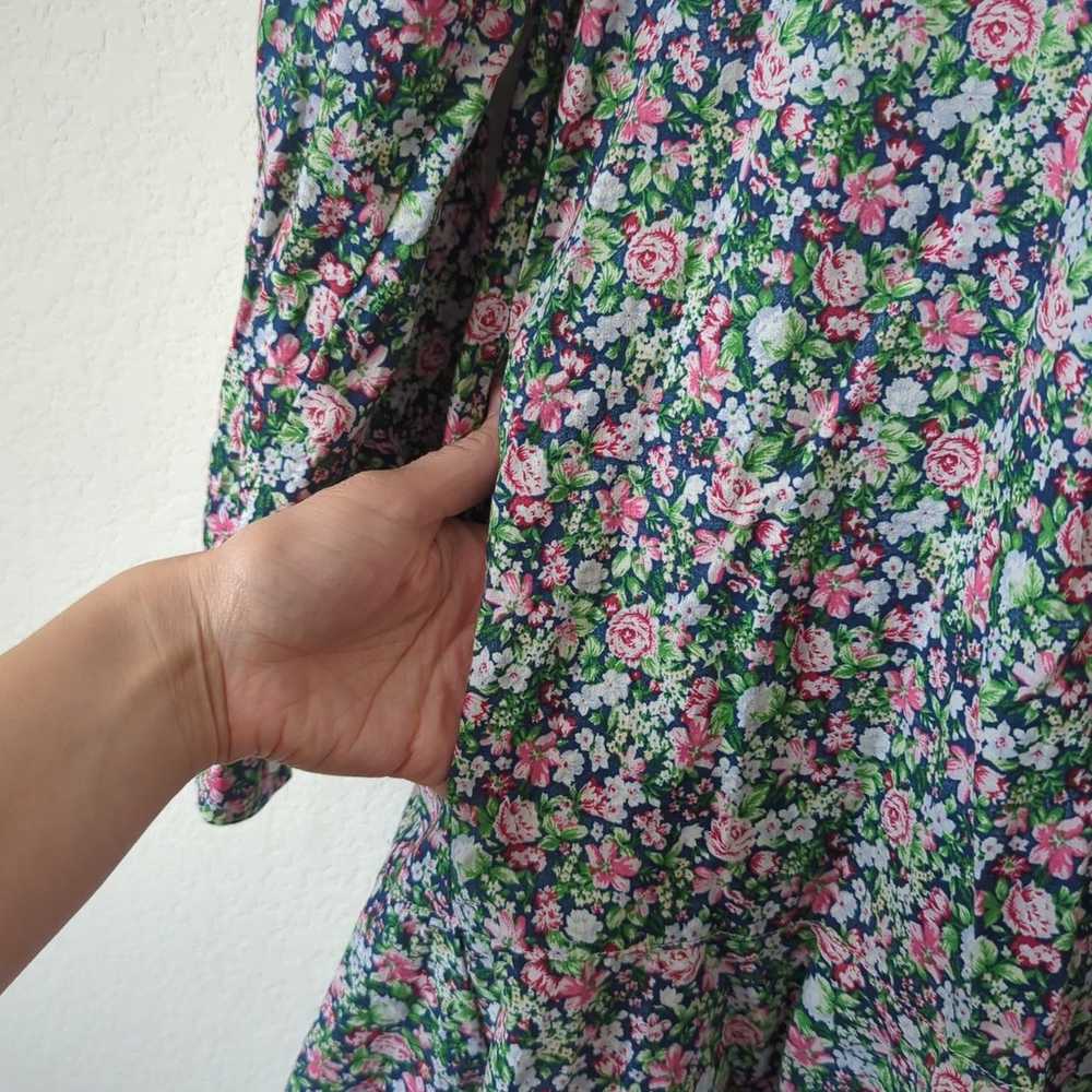 Tuckernuck Shirt Dress Womens Large Cotton Floral… - image 7