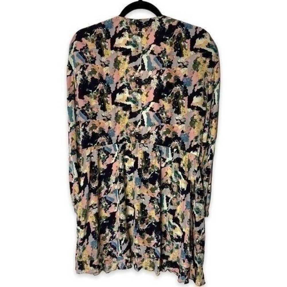 Iro Bloomy Floral Printed Wrap V-neck Long Sleeve… - image 5