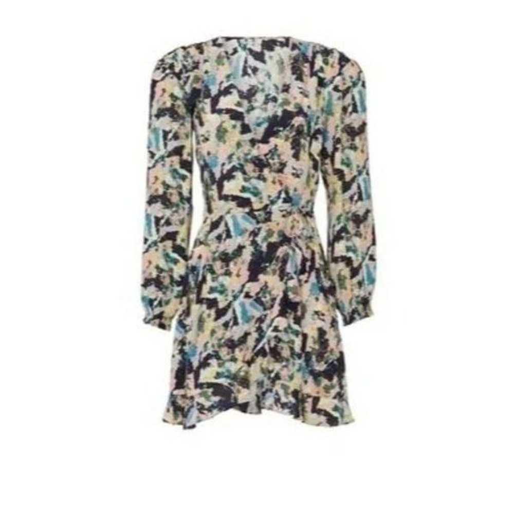 Iro Bloomy Floral Printed Wrap V-neck Long Sleeve… - image 8