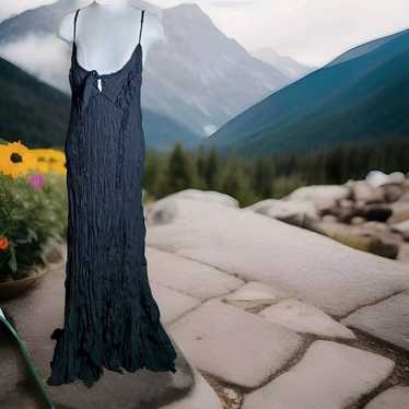 Luna Luz Black Dress  Laces And Ruffles Size Larg… - image 1