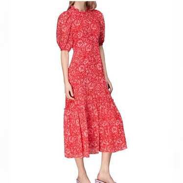 Whistles womens floral midi dress size 12