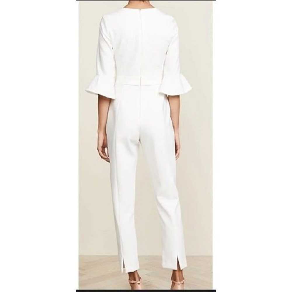 Black Halo Brooklyn Woman 3/4 Sleeve Ivory Crepe … - image 2