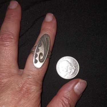 Ring sterling silver Navajo style