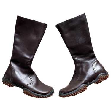 Miu Miu Leather biker boots - image 1