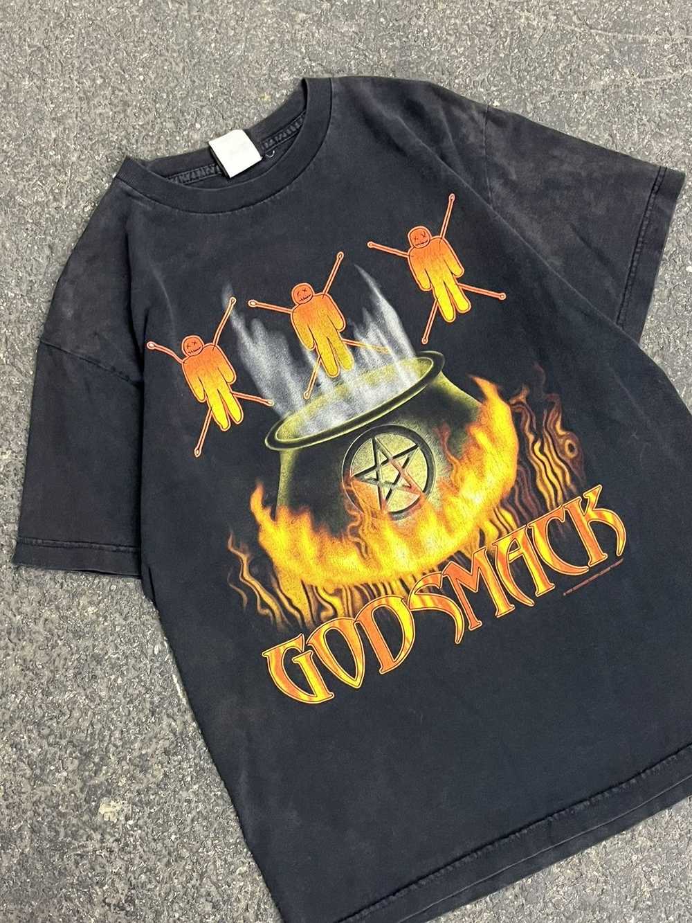 Band Tees × Rare × Vintage Vintage 90s godsmack b… - image 2