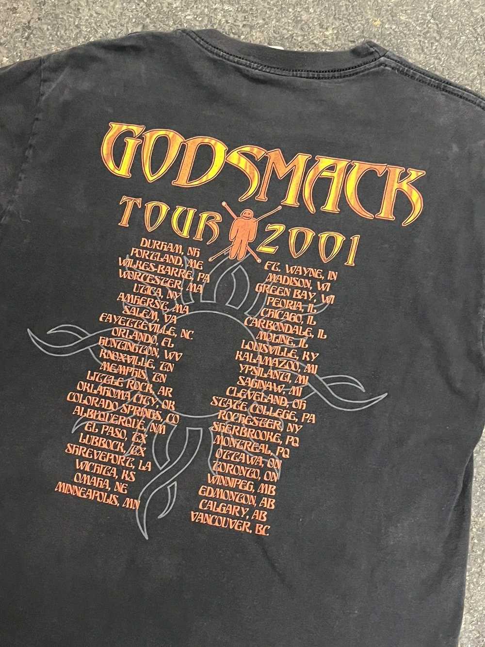 Band Tees × Rare × Vintage Vintage 90s godsmack b… - image 6