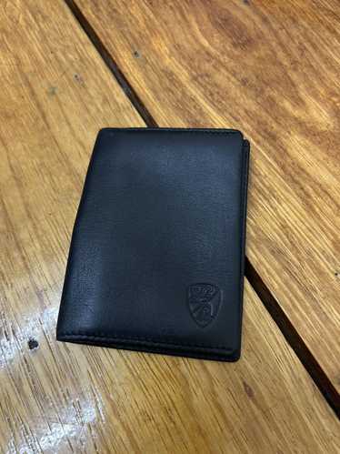 Lamborghini × Leather Lamborghini Leather Card Wal