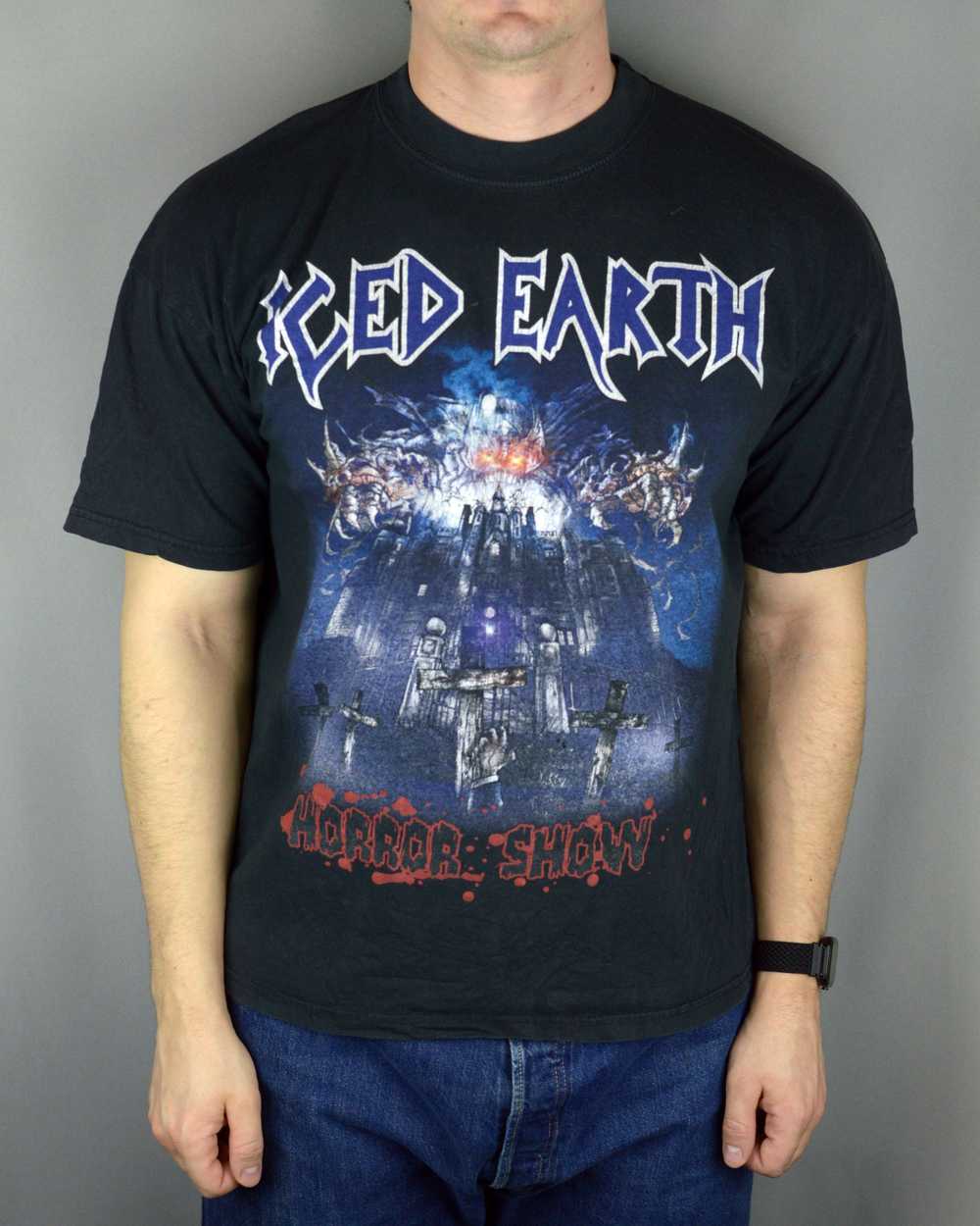 Vintage Vintage Iced Earth Horror Show 2001 t shi… - image 1