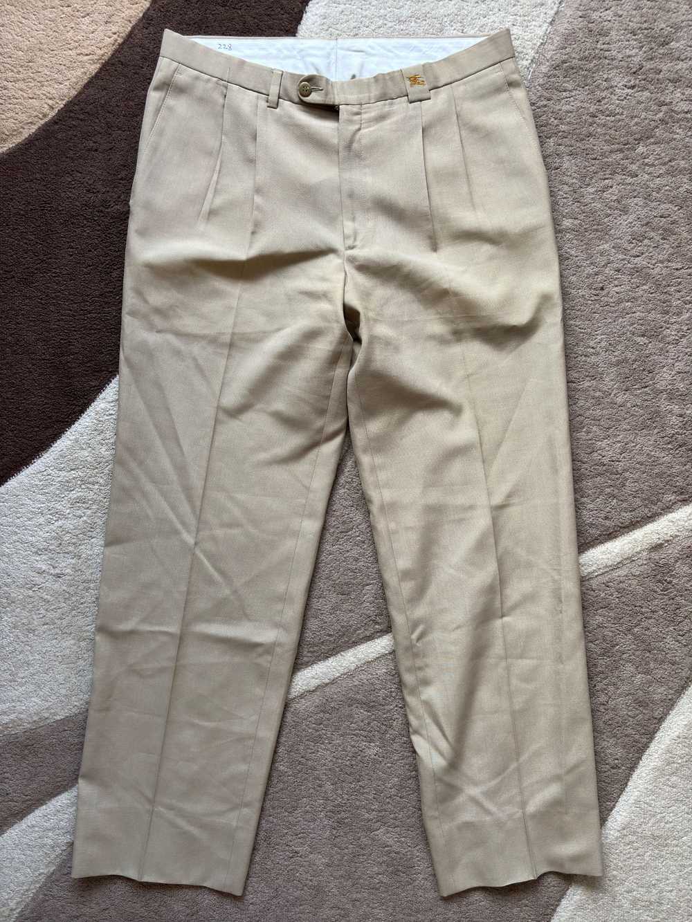 Burberry Vintage Burberrys Dress Pants Classic Cr… - image 2