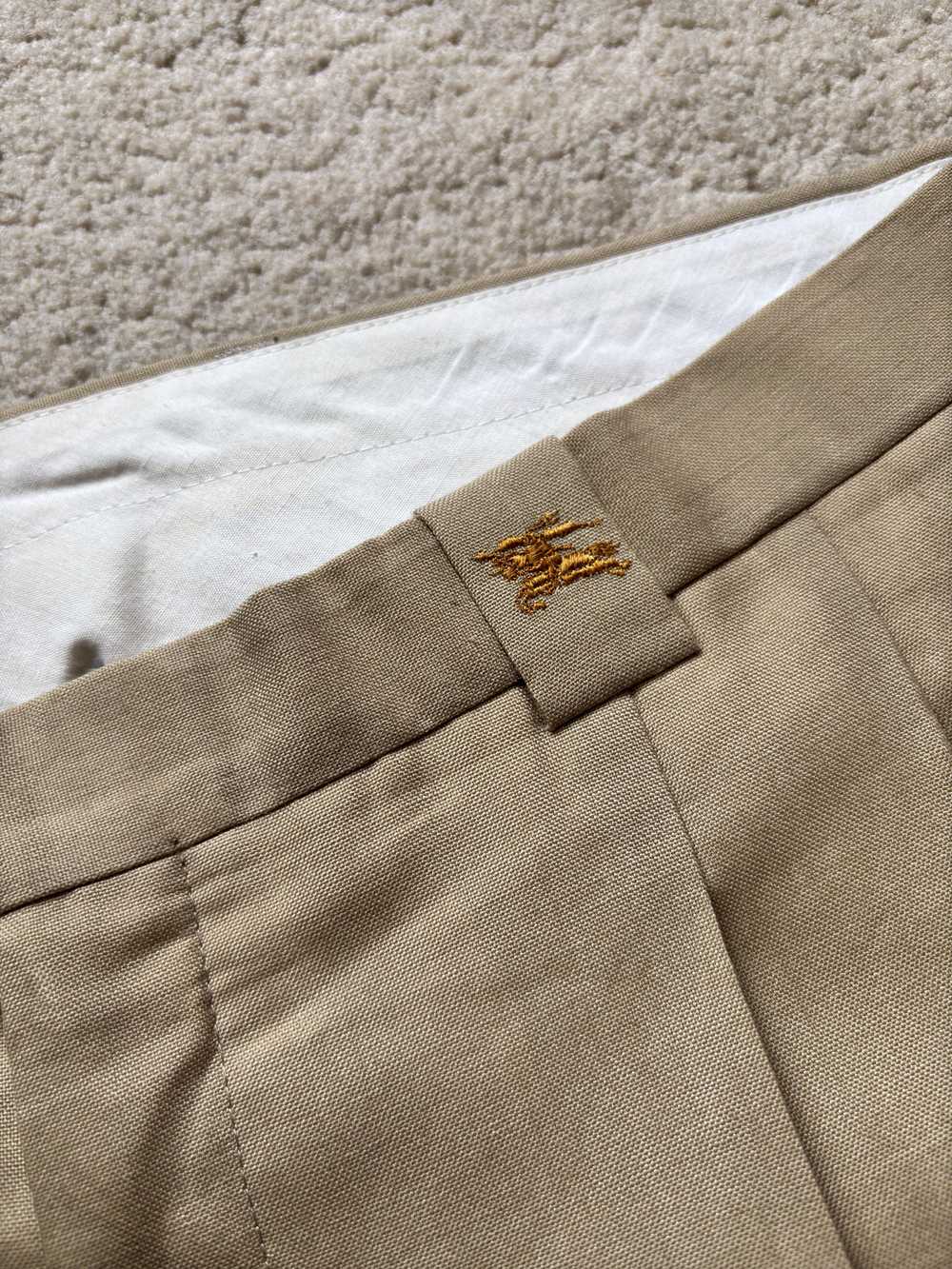 Burberry Vintage Burberrys Dress Pants Classic Cr… - image 4