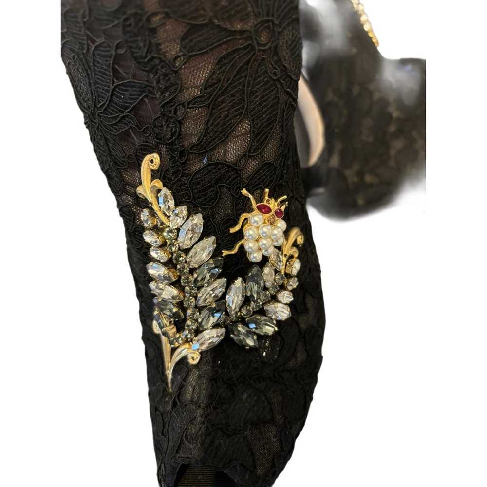 Dolce & Gabbana Taormina lace open toe boots - image 3