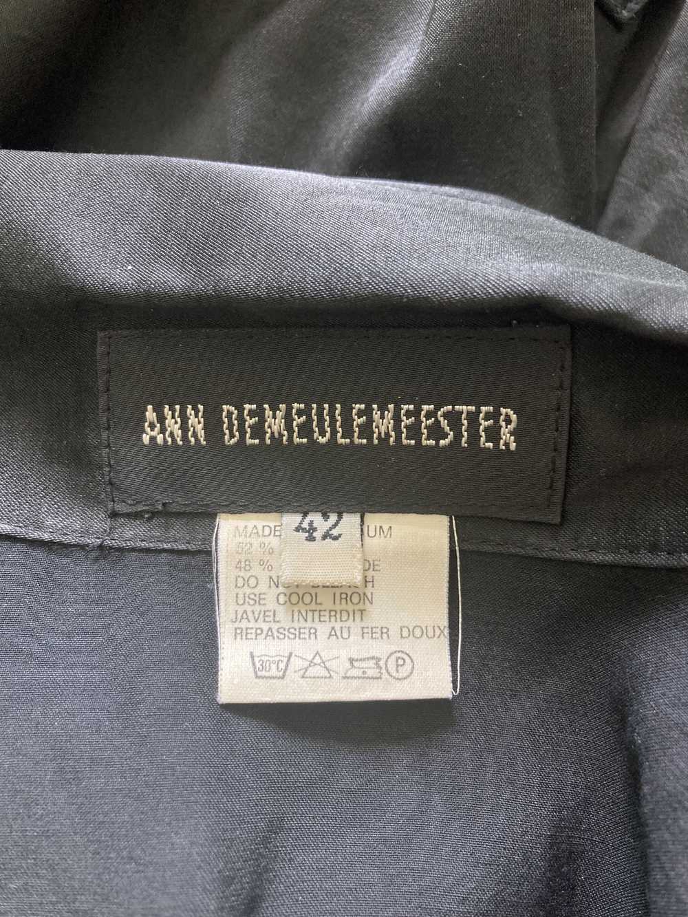 Ann Demeulemeester 90's Archive Viscose Blouse Dr… - image 9