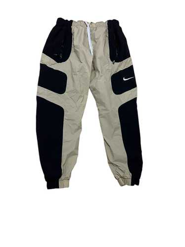 Nike × Streetwear nike beige & black sweatpants