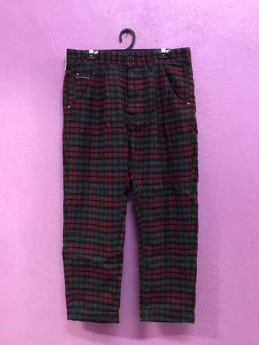 Japanese Brand Cepo Red Tartan Pants Size M