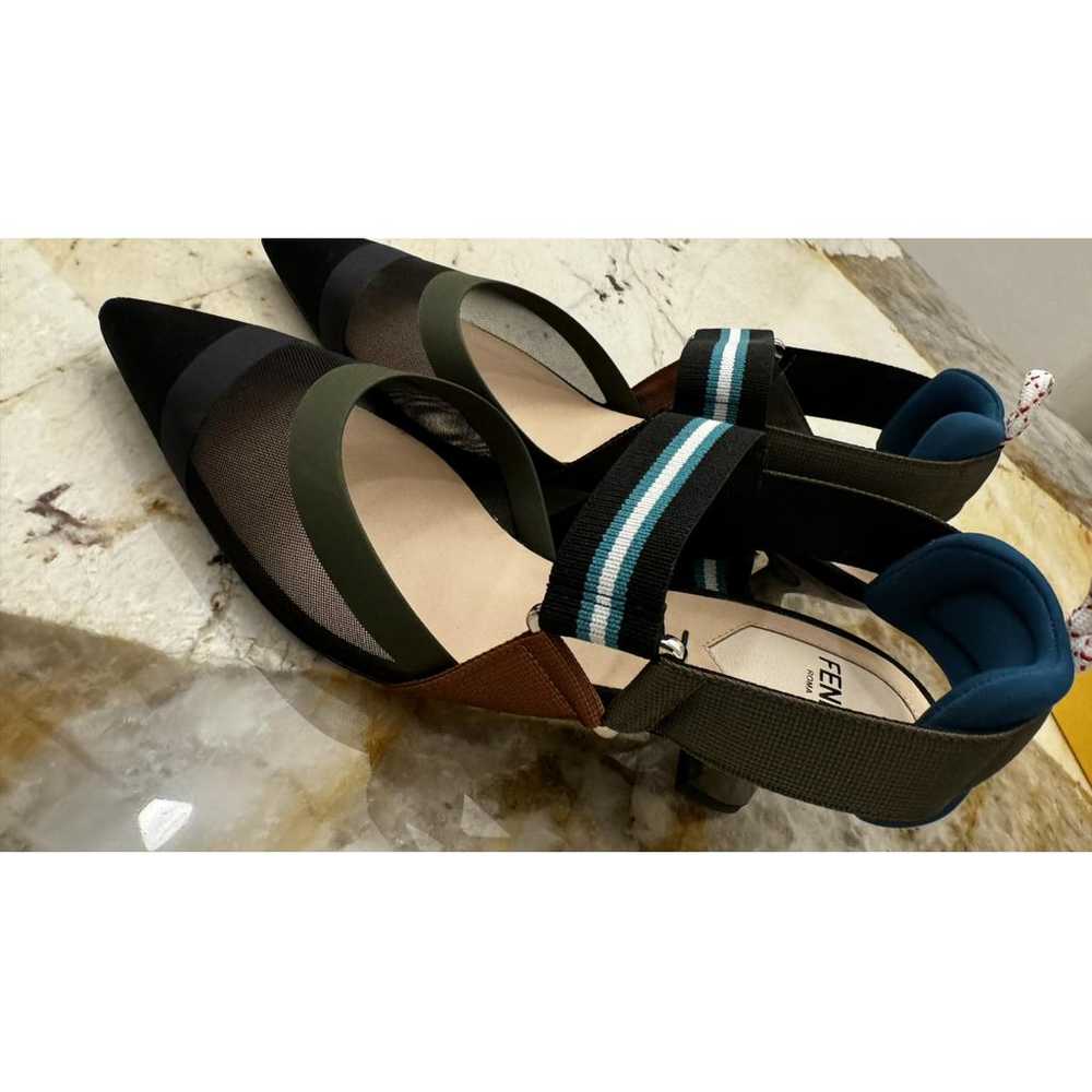 Fendi Colibri leather sandals - image 8