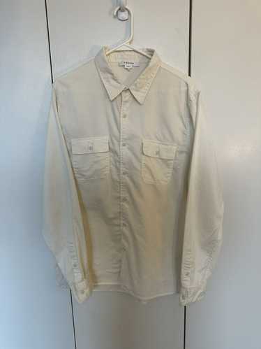 Frame White Double Pocket Button-Up Shirt - image 1