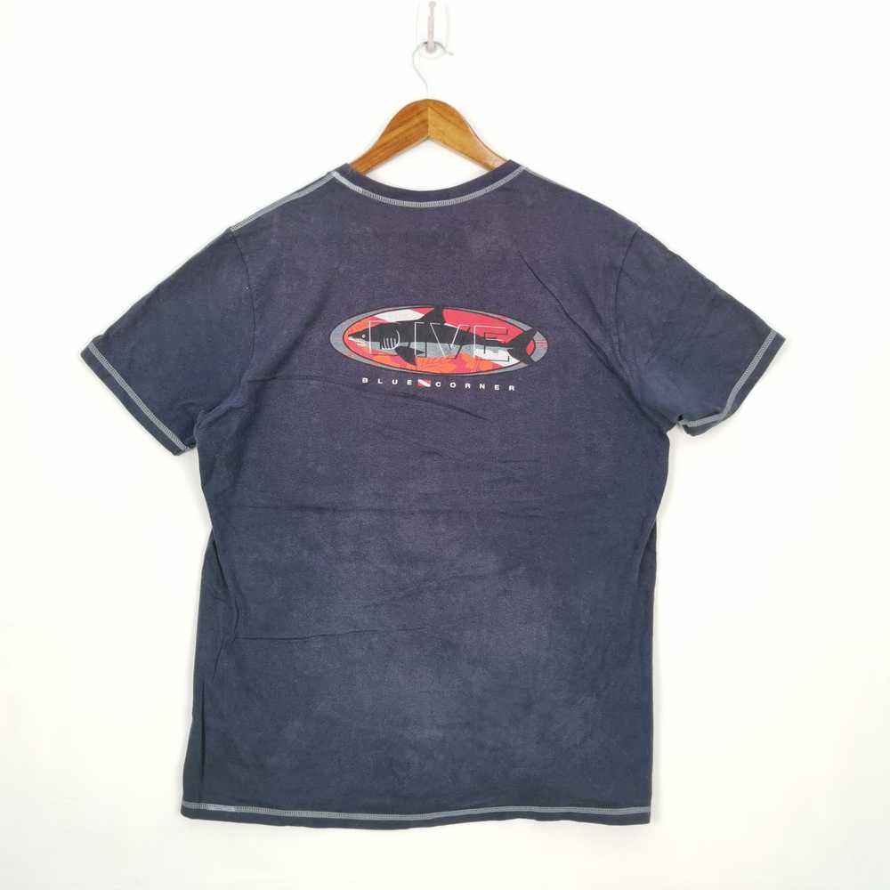 Surf Style × Vintage Vintage 90s Dive Palau T-Shi… - image 1