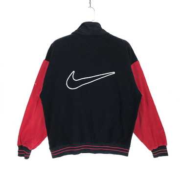 Nike × Rare × Vintage NIKE Big Swoosh Embroidery … - image 1