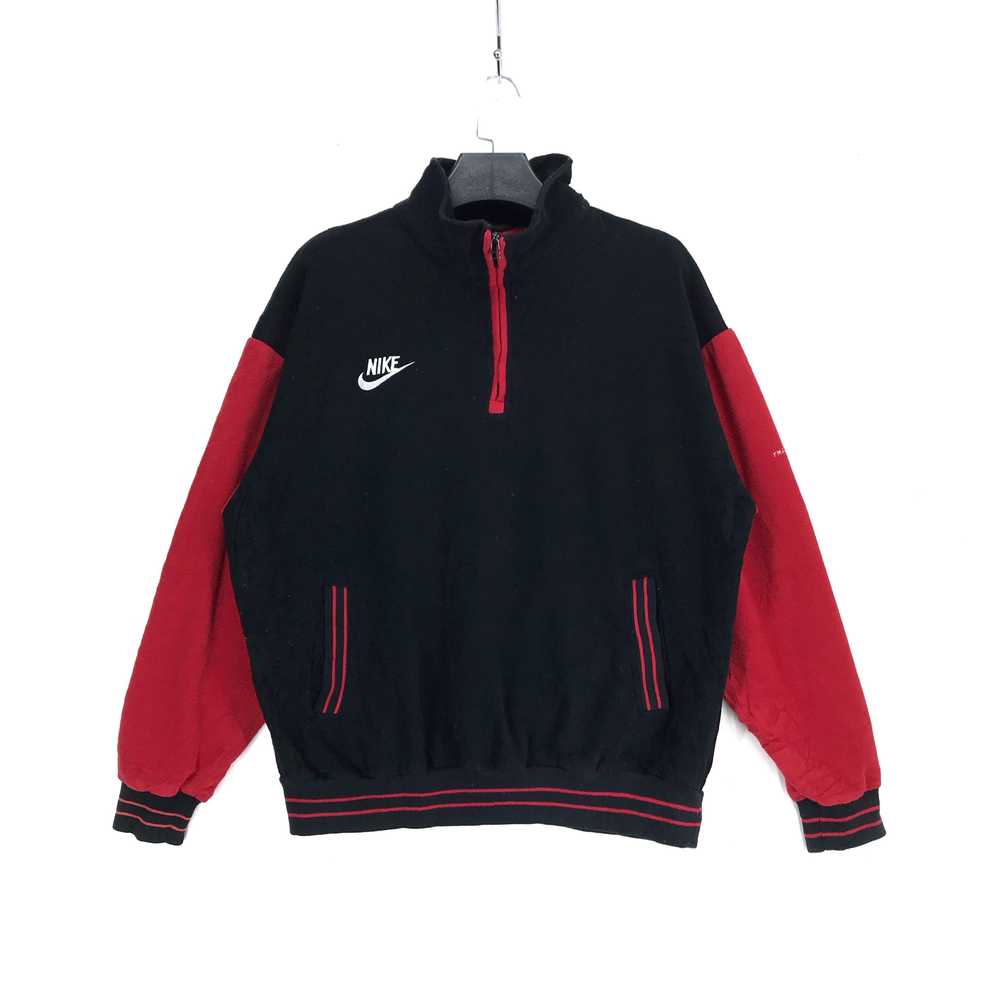 Nike × Rare × Vintage NIKE Big Swoosh Embroidery … - image 3