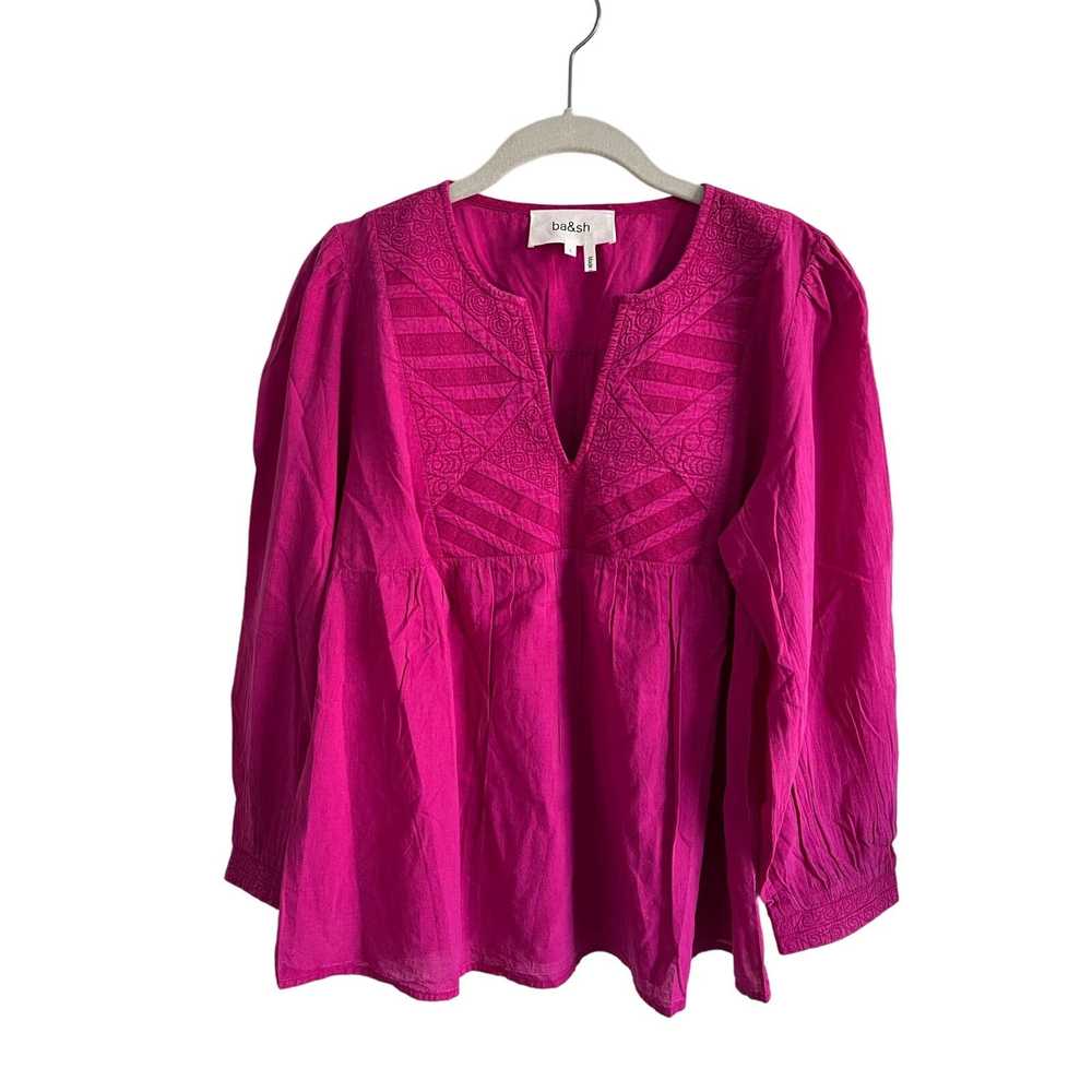 Ba&sh BA&SH Ilo Blouse Fushia size L Bash - image 3