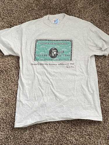 Vintage Bootleg Amex graphic - single stitch