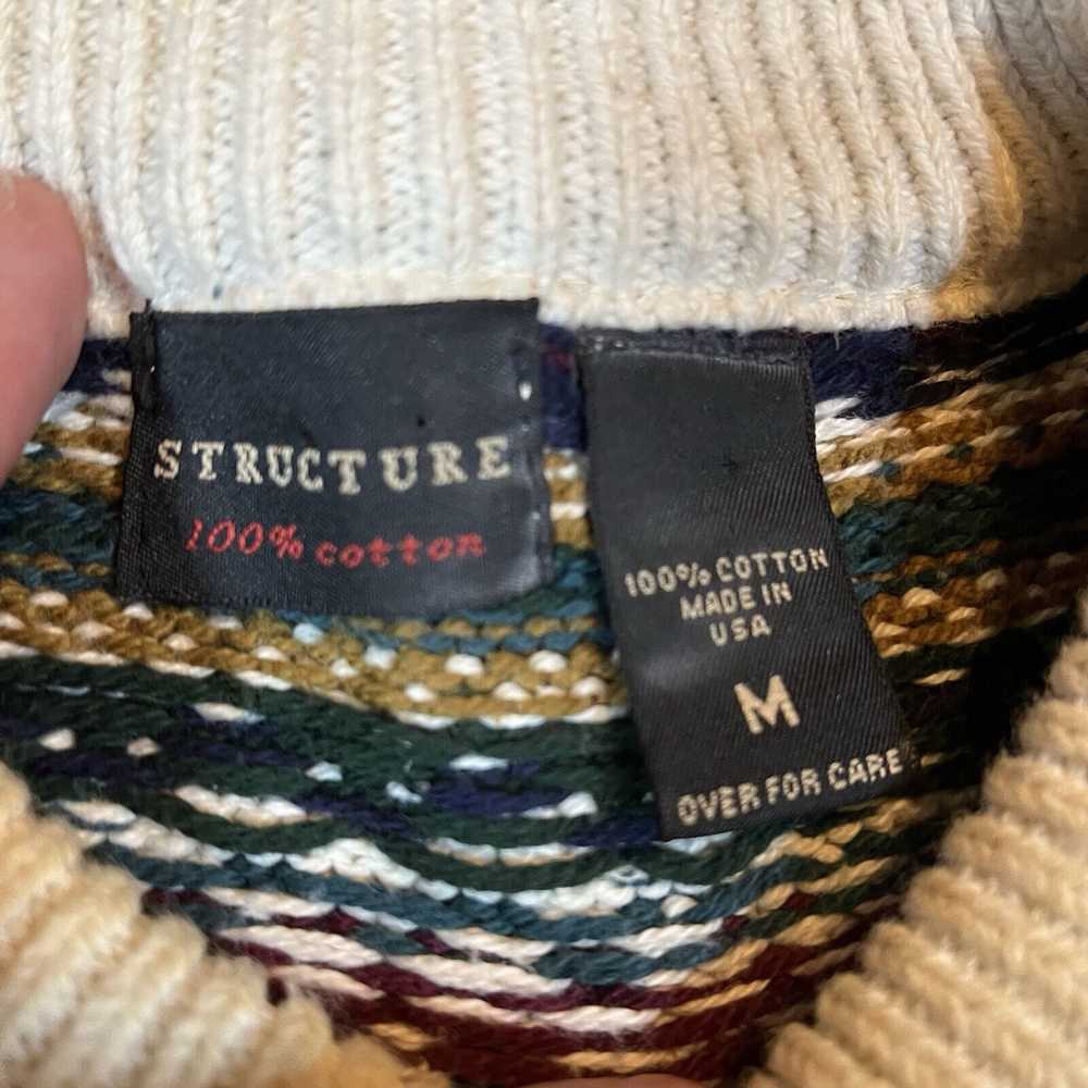 Structure Vtg Structure Mens Sweater Christmas Ho… - image 6