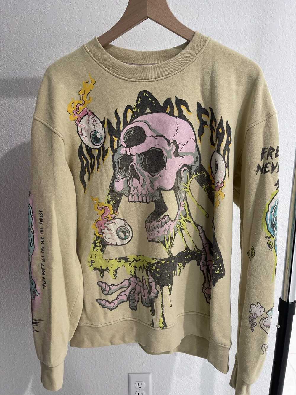 Zara Zara Skeleton Fear Sweatshirt - image 1